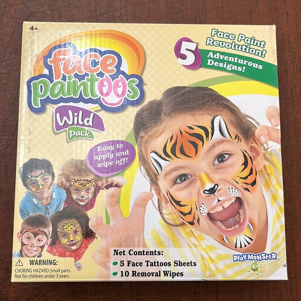 Play Monster Wild Pack Face Paintoos